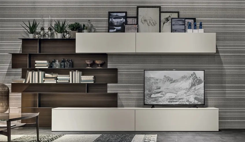 arredare con AI parete-attrezzata-tomasella- arredare con AI