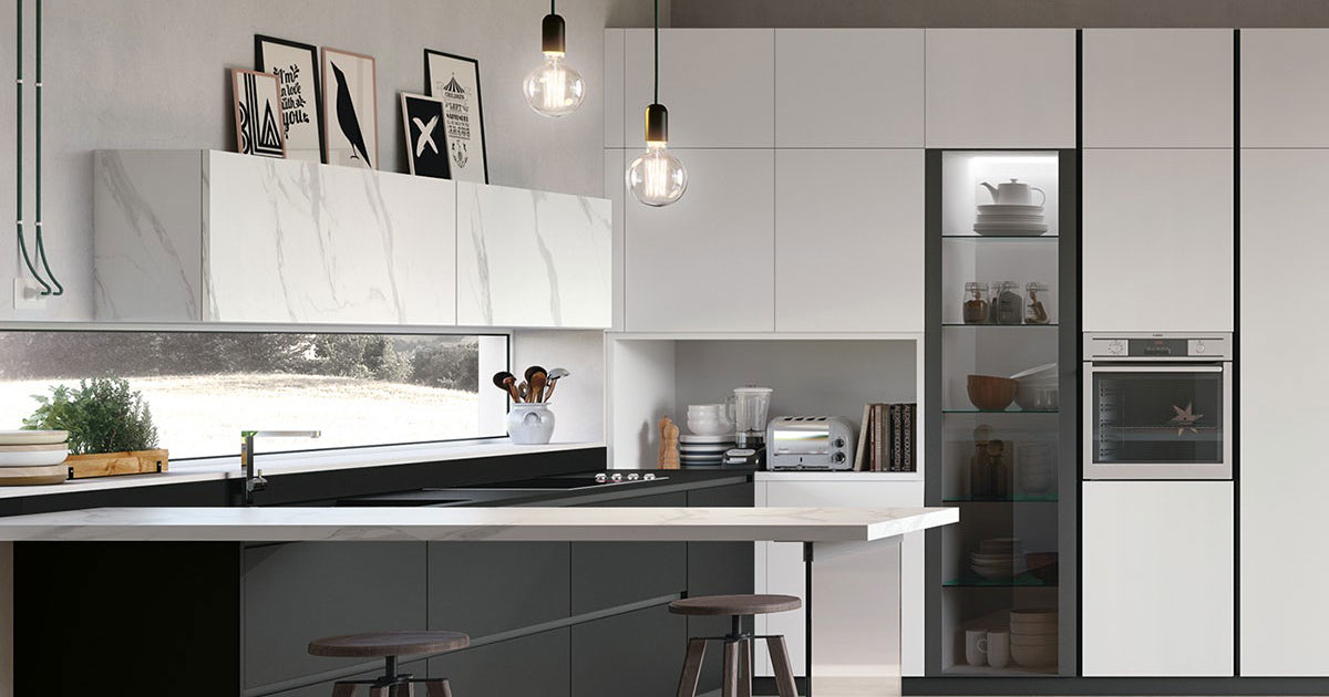 Top cucina pietra in Dekton