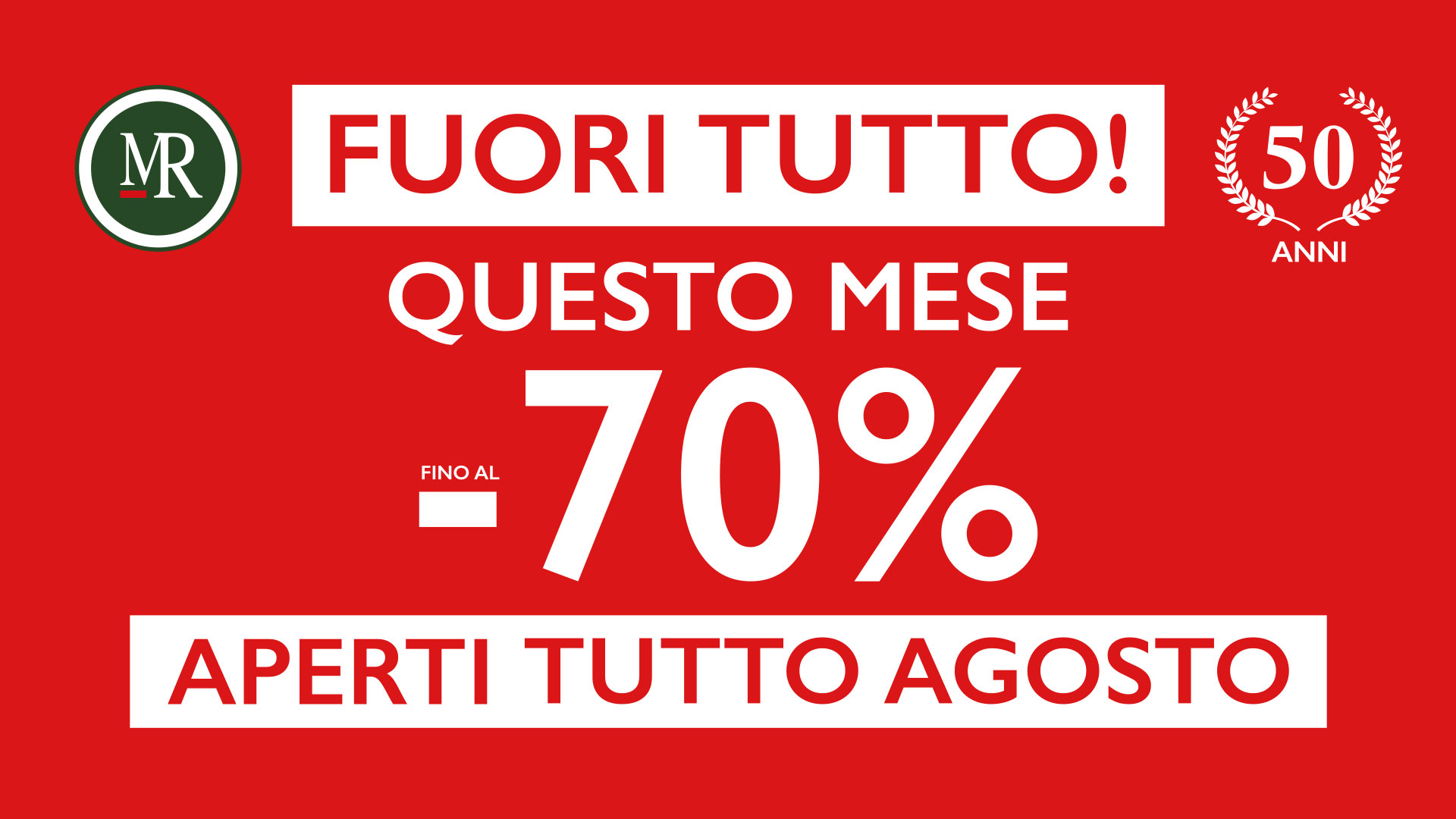 Promo Fuori Tutto! - Mobilifici Rampazzo - Promo Agosto 2020