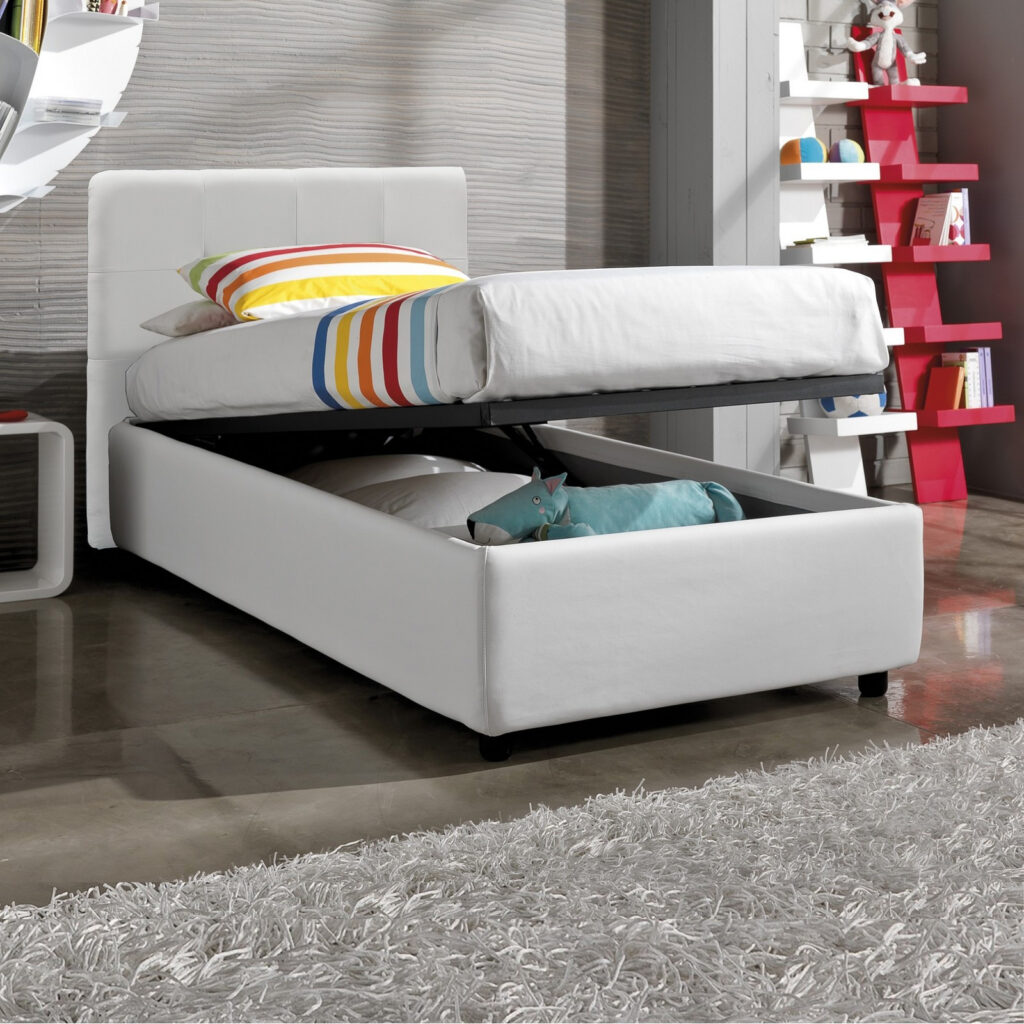 Piccola Pattumiera Con Coperchio A Pressione 10L - Design Slim Salvaspazio - Grigio E Bianco - Con Pressatore E Vano Portaoggetti - Per Bagno E Cucina