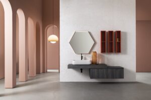 Bagno total white? Prova qualcosa di diverso.