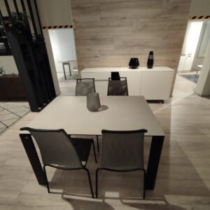 TAVOLO DORIAN + SEDIE AIR HIGH CONNUBIA